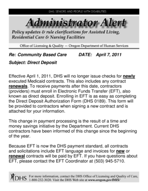 Direct Deposit Authorization Form