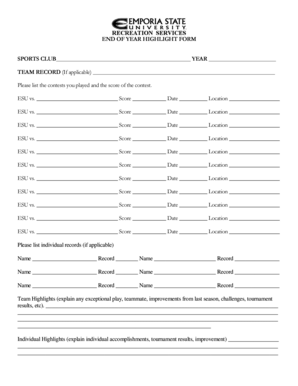 What does a house deed look like in michigan - Sport Club End of Year Highlight Form - emporia