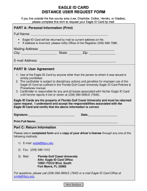Eagle ID Card Request Form