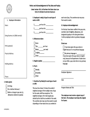 Notice for Multiple Hourly Rate Employees - Fordham - fordham