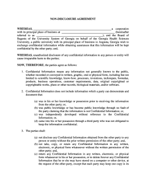 Non-Disclosure Agreement