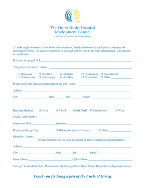 Donation Form