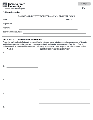 emailing candidate interview request form