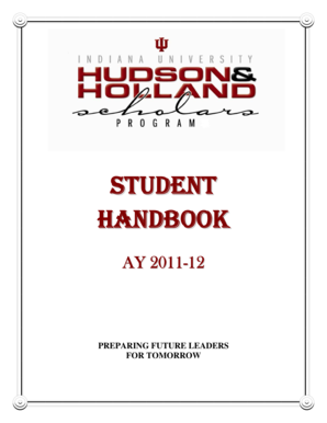 STUDENT HANDBOOK - Indiana University Bloomington - iub