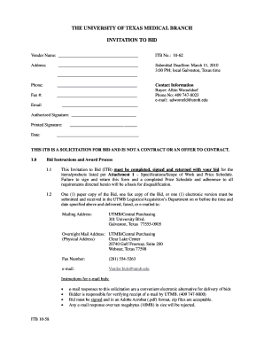 ITB 10-62.doc - utmb
