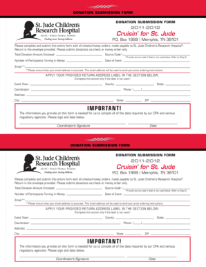 Donation Submission Form