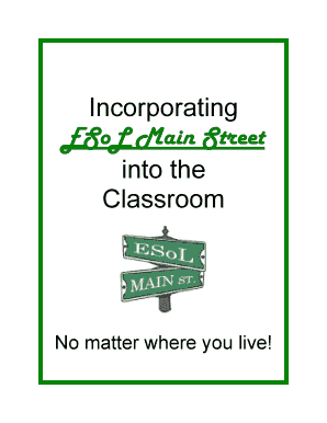 ESoL Main Street Classroom Guide