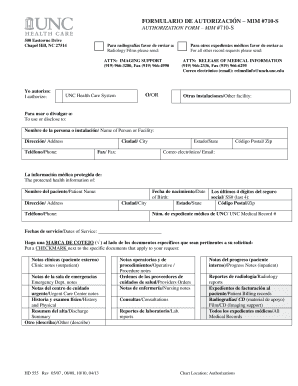 Authorization Form MIM #710-S