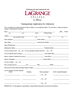 Celsius 1099 - pdf admissions application for lagrange college form