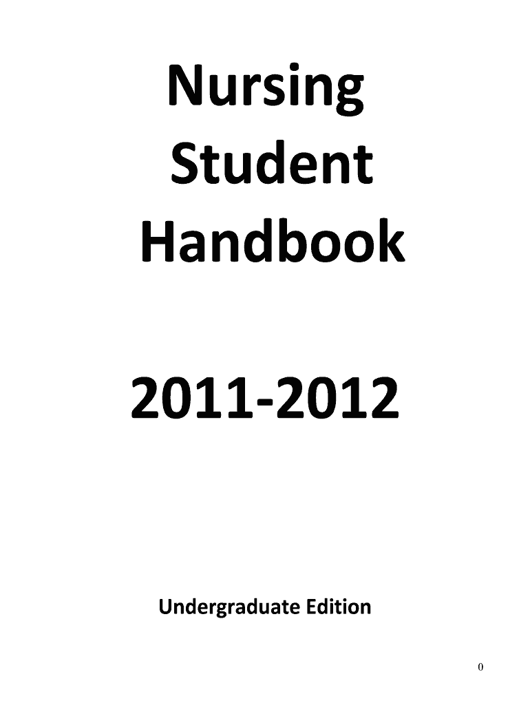 Nursing Student Handbook - Liberty University Preview on Page 1