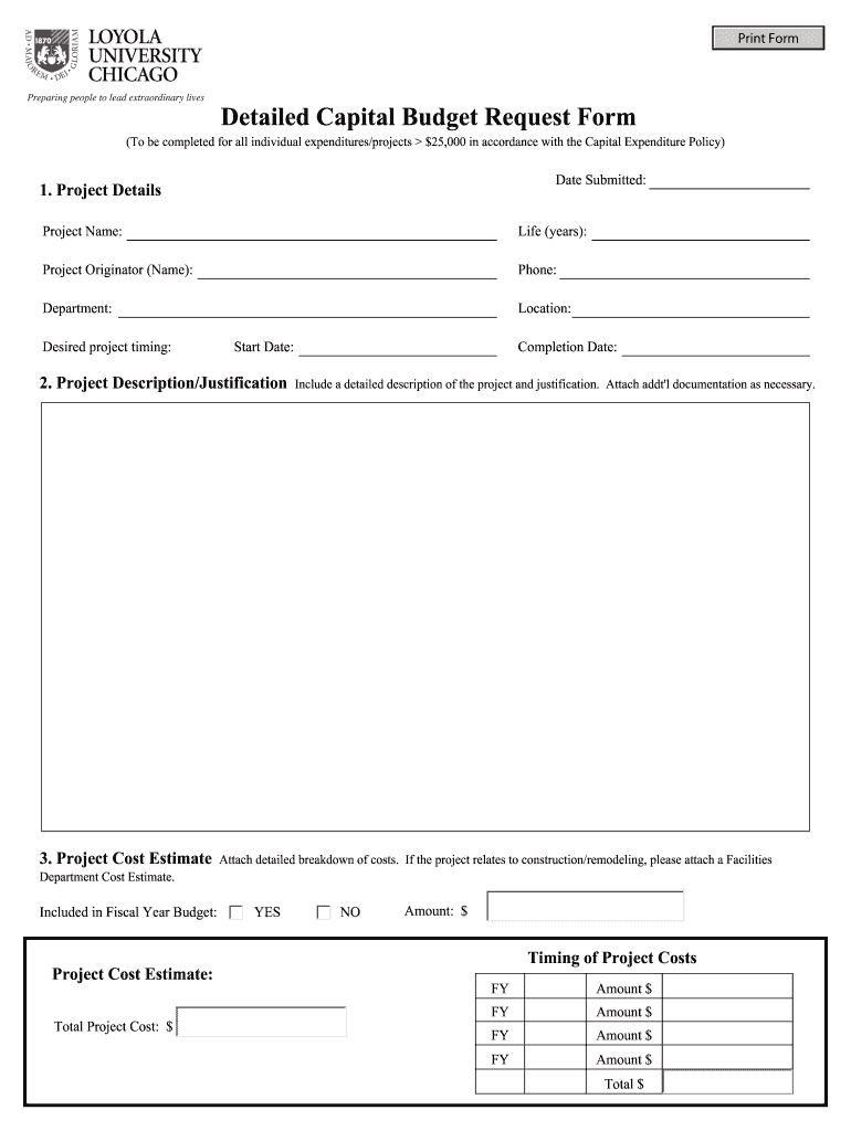  Capex Template Word Fill Online Printable Fillable Blank PdfFiller