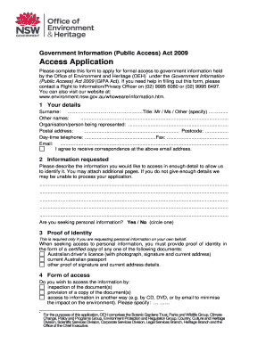 Government Information Access Application