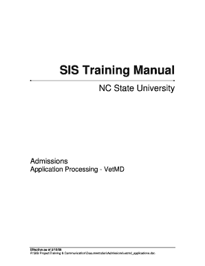 vetmdapplications.doc. Technology and its Impact on the Profession Trends, Realities and Perceptions - ncsu