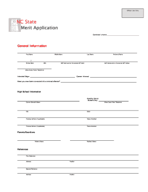 College Application Form
