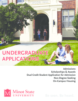 Minot State University Undergraduate Application
