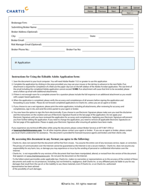 Insurance Broker Application Form