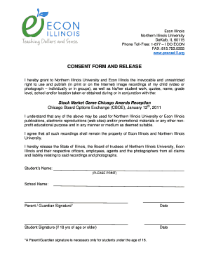 Consent Form and Release