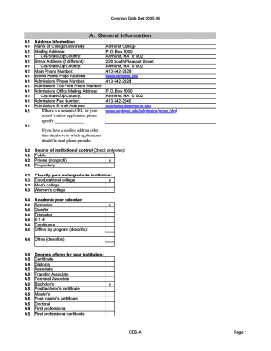 Common Data Set 2005-06