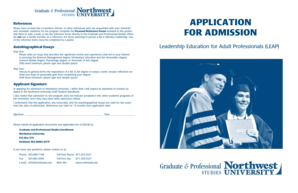 Graduate Studies Application Form