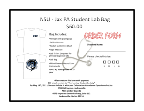 Download snellen chart pdf - NSU PA Jacksonville Student Lab Bag Order Form. NSU PA Jacksonville Student Lab Bag Order Form - nova