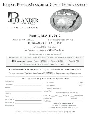 REGISTRATION FORM Sample - philander