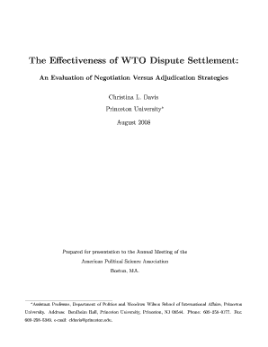 The Effectiveness of WTO Dispute Settlement: