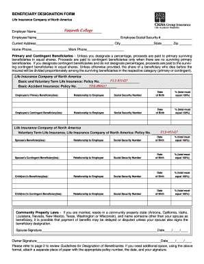 Beneficiary Designation Form