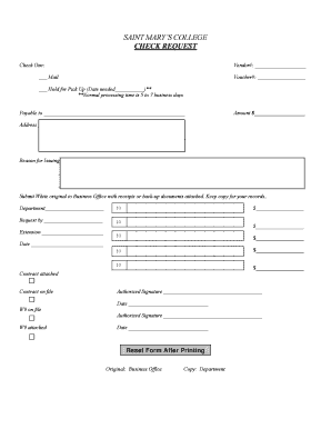 how do i find a check request form in microsoft word