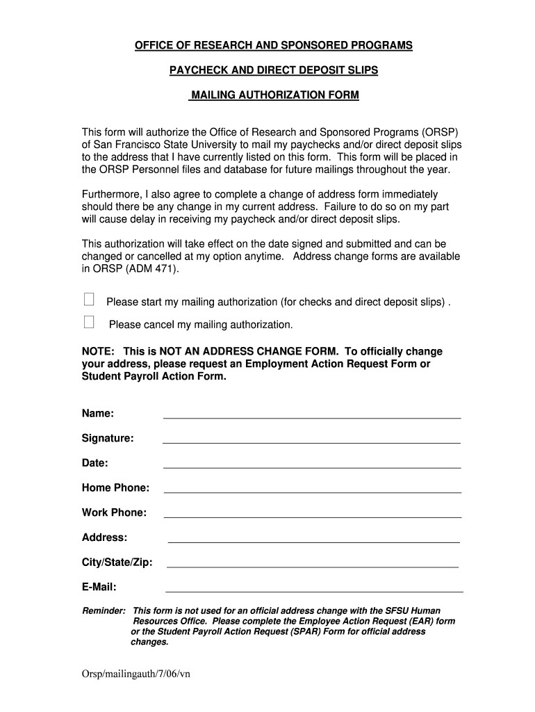 Office of research and sponsored programs - San Francisco State - sfsu Preview on Page 1