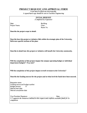 Download Project Request and Approval Form (PDF) - Seton Hall ... - shu