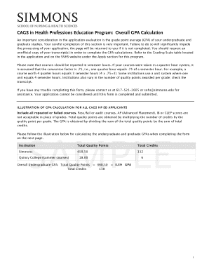 gpa calculator college