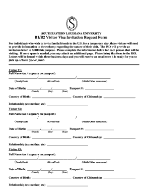 Invitation request form - Southeastern Louisiana University - selu