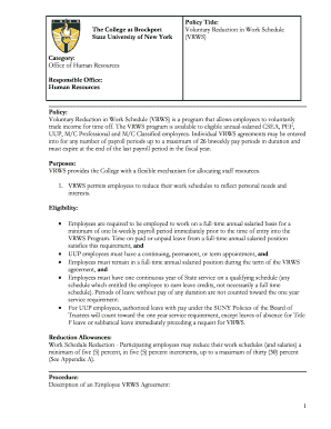 suny vrws form