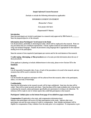 Informed Consent Form