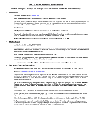 irs colorado springs tax transcript form