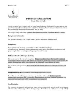 Informed Consent Form