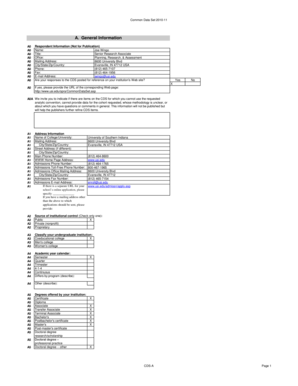 Villanova grading scale percentages - Common Data Set 2010 - University of Southern Indiana