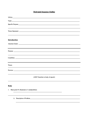 Monroe's Motivated Sequence Outline Pdf 2020-2023 - Fill and Sign Printable  Template Online