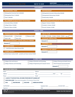 Credit Debit Memo - The University of Texas at Tyler - uttyler