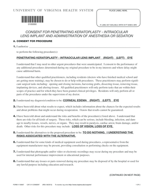 Fillable Online virginia 100667_Consent for Penetrating Keratoplasty ...