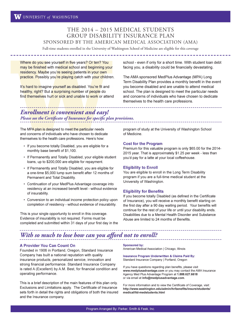 Enrollment is convenient and easy! With so much to lose how can - washington Preview on Page 1