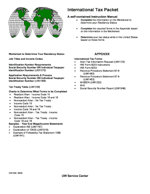 International Tax Packet