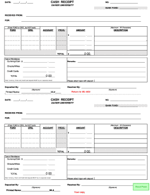 online cash receipt form