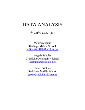 Data Analysis Unit for 6th–8th Grade