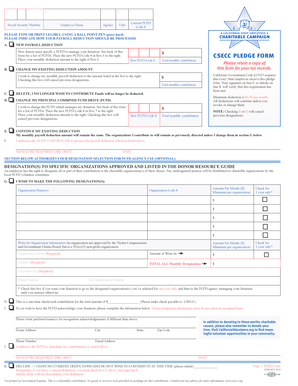 California PCFD Pledge Form