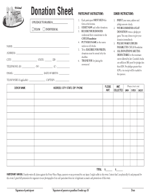 Donation Pledge Form