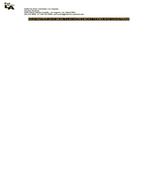 California State University Meal Plan Agreement