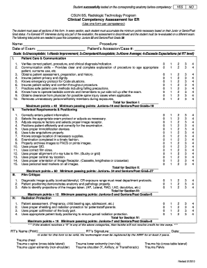 Competency Assessment Template Fill Online Printable Fillable Blank Pdffiller