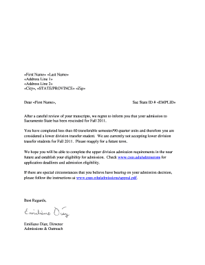 Sample of student transfer letter to another school - letter of recommendation for transfer student