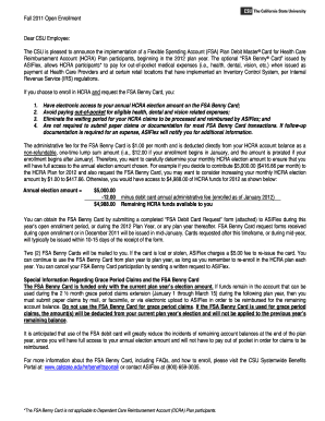 CSU FSA Debit Card Request Form